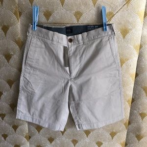 2 PAIRS!!! Brand New J. Crew Chino Shorts, Stone & Gray, Size 29 Waist.